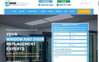 RMK Windows of Eloy website