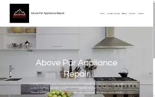 Above Par Appliance Repair website