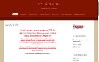 B Z Painting LLC website