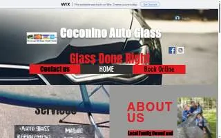 Coconino Auto Glass website