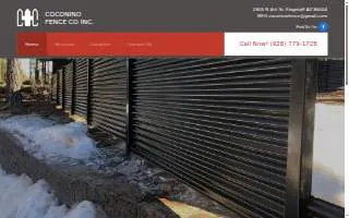 Coconino Fence Co of Flagstaff website
