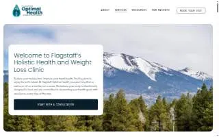 Flagstaff Optimal Health & Weight Management website
