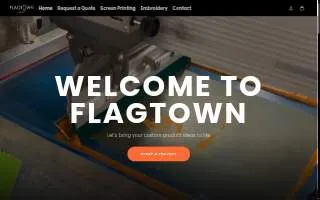 Flagtown Prints website