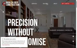 High Caliber Construction, LLC website