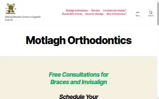 Motlagh Orthodontics website