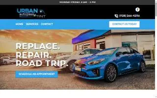Urban Auto Glass website