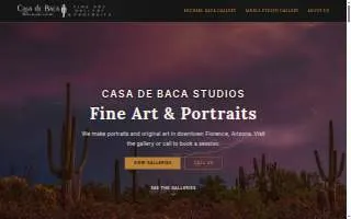 Casa de Baca Studios website
