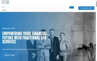 CFO For My Business website