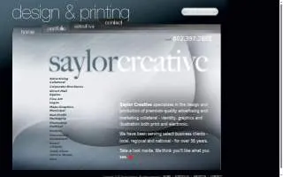 Saylor Creative website