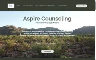 Aspire Counseling Solutions website