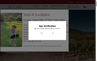 DA Ranch of Fortuna Foothills website