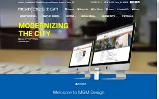 MGM Design of San Luis website