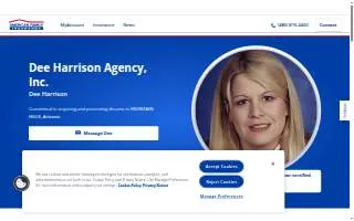 Dee Harrison Agency, Inc. American Family Insurance website