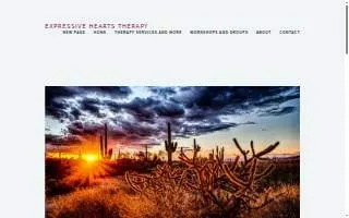 Expressive Hearts Therapy website