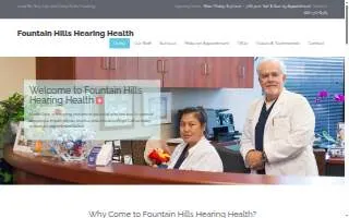 Fountain Hills Hearing Health website