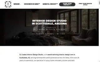 JL Coates Interior Design Studio of Fountain Hills website