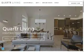 Quartr Living website