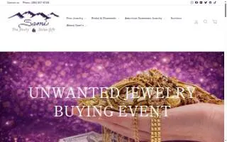 Sami Fine Jewelry website