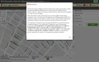 Streets of New York website