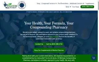 Wellness Compounding Pharmacy & Clinic website