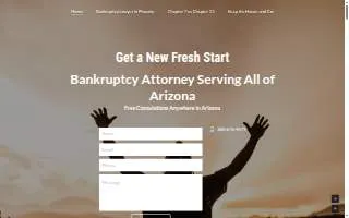 Arizona Bankruptcy Advocates of Gilbert website