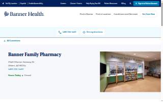 Banner Family Pharmacy | Gilbert, AZ | Banner Gateway Dr.