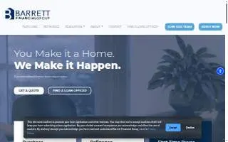 Barrett Financial Group, L.L.C. of Gilbert website