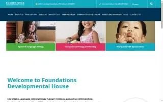 FDH Kids Speech & OT website