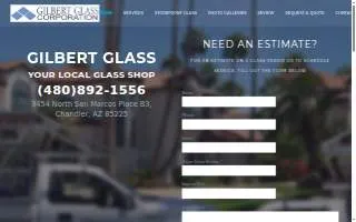 Gilbert Glass Corp website