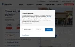 HearingLife of Gilbert AZ website