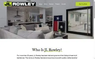 JL Rowley Contracting Inc. website