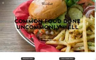 Joe's Farm Grill website