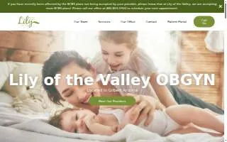 Lily of the Valley ObGyn website