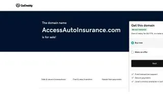 Access Auto Insurance of Glendale website