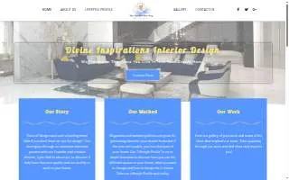 Divine Inspirations Interior Design website