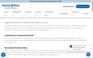 Hearing and Brain Centers of America - Glendale/Peoria Tinnitus Relief