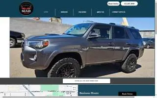 Medinas Auto Body LLC website