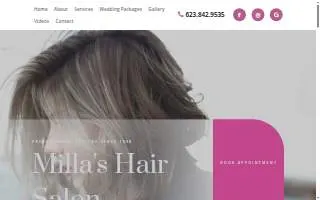 Milla's Hair Salon, LLC Glendale AZ - Women's & Men's Haircuts website