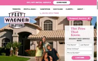 Wagner Pest Solutions website