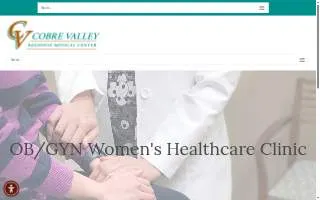 Cobre Valley OB Clinic website