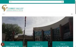 Cobre Valley Regional Medical Center website