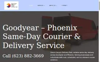 Grand Canyon Delivery Services website