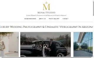 Mina wedding photography and videography of Goodyear website