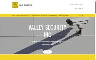 Valley Security Inc website
