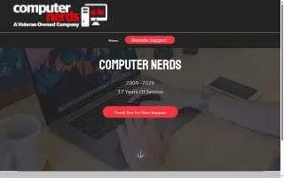 Computer Nerds of Kingman website