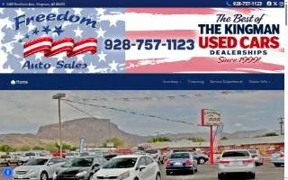 Freedom Auto Sales of Kingman website
