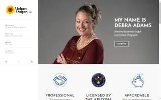 Mohave Outpost, LLC, Legal Document Preparation website