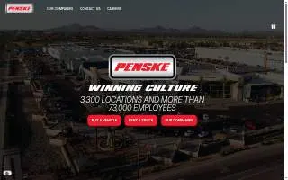 Penske Truck Rental of Kingman website