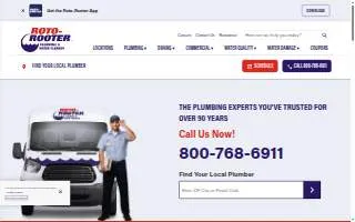 Roto-Rooter Plumbing & Water Cleanup of Pearl website