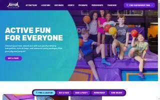 Altitude Trampoline Park of Lake Havasu City website